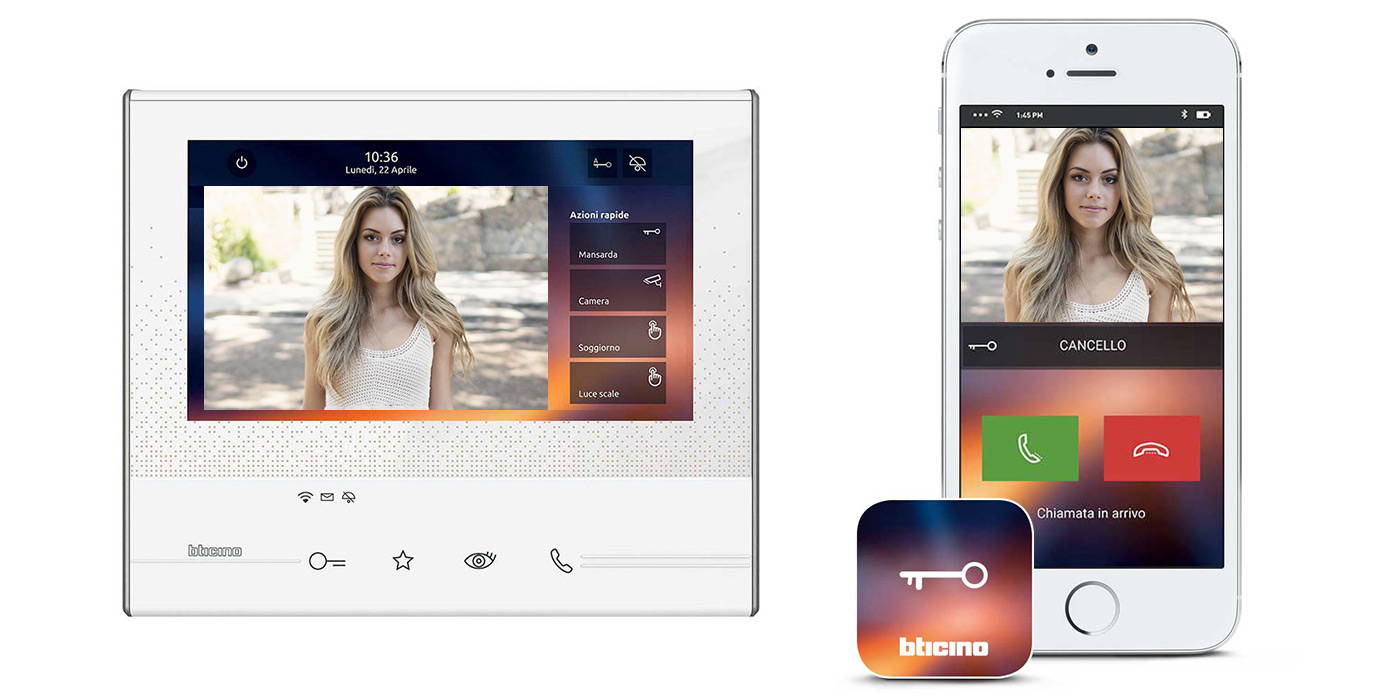 Video citofono connesso remoto Lops Buccinasco